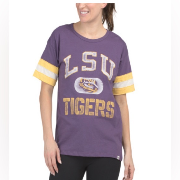 47 Tops - NCAA LSU Tigers Women’s Game Day Tee - L